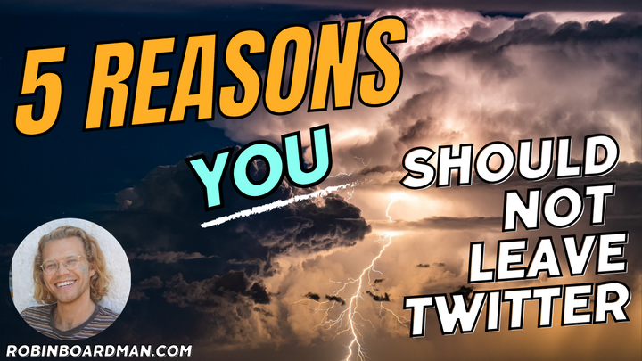 🌪️Shaping the Storm: 5 Reasons to Not Leave Twitter/𝕏